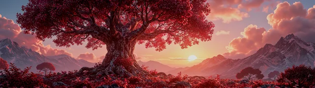 Crimson Valley Tree