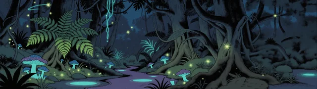 Glowing Forest