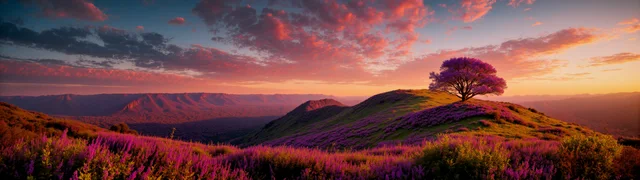 Lavender Hillside