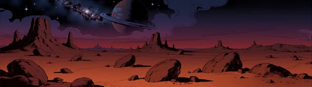 Retro Alien Surface